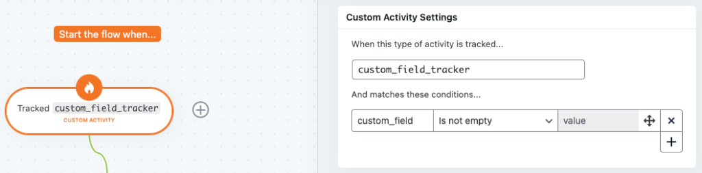Custom Activity Settings