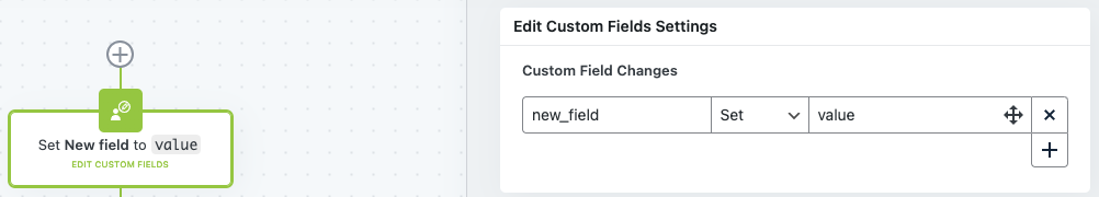 Edit Custom Fields Settings