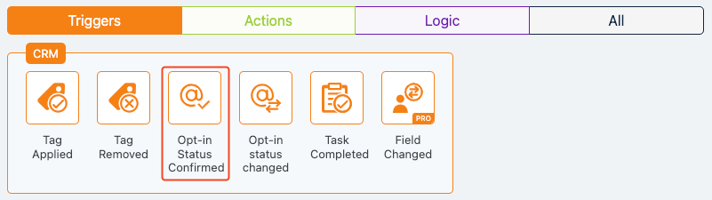 Opt-in Status Confirmed