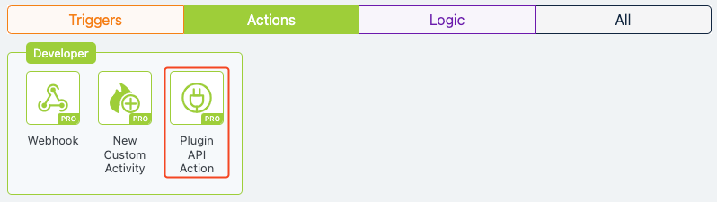 Plugin API Action