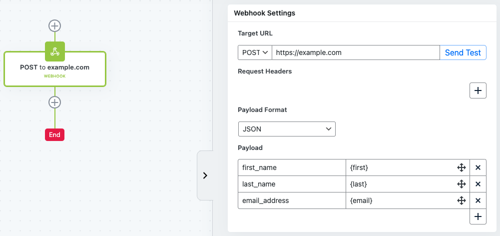 Webhook Settings
