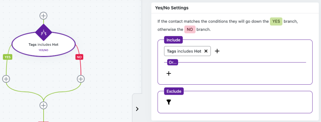 Yes/No Settings