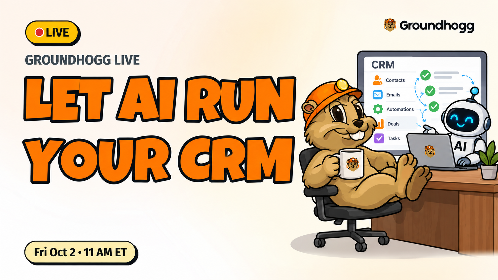 How to Run Groundhogg with an AI Agent (Claude + MCP)